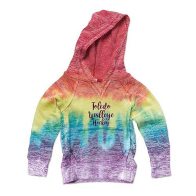 Toledo Walleye Rainbow Courtney Girls Hood