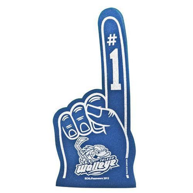 Navy Walleye Foam Finger