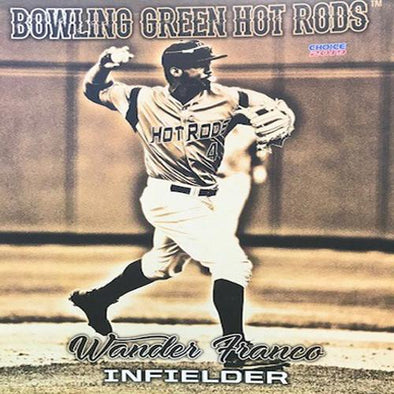 Bowling Green Hot Rods Wander Franco Jumbo Card