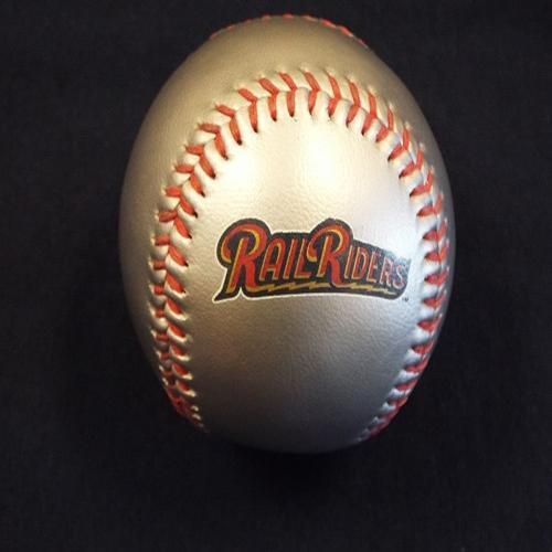 RailRiders Silver Logo Baseball