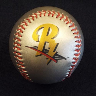 RailRiders Silver Logo Baseball