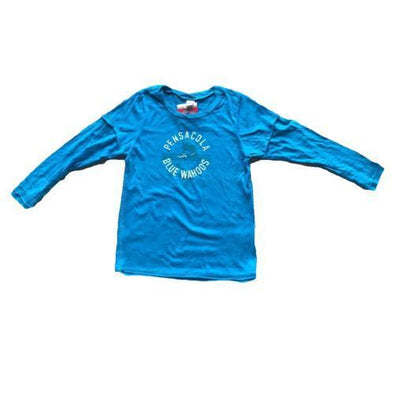 Pensacola Blue Wahoos Toddler Girls 2Fer Top