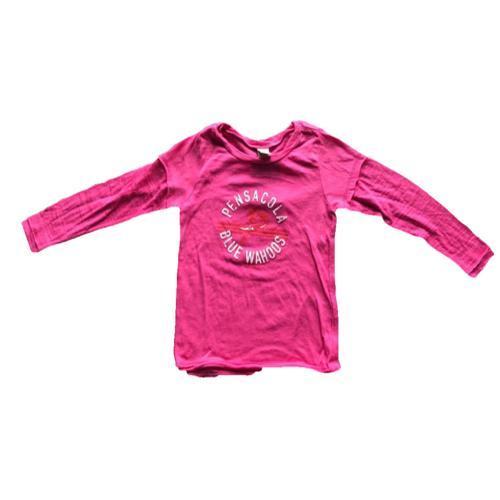 Pensacola Blue Wahoos Toddler Girls 2Fer Top
