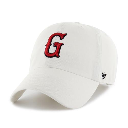 Greenville Drive 47 Brand White Clean Up with Red G