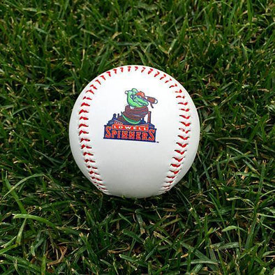 Lowell Spinners White Gator Logo Ball