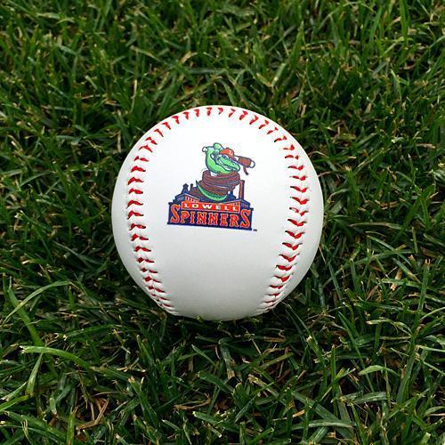 Lowell Spinners White Gator Logo Ball