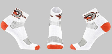 TCK Shorebirds White Ankle Socks