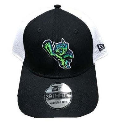 Lynchburg Hillcats Black & White Soft Mesh Cap