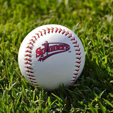 Lowell Spinners White Vintage Logo Baseball