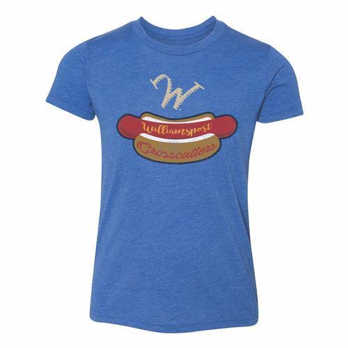 Williamsport Crosscutters Youth Hot Dog Tee