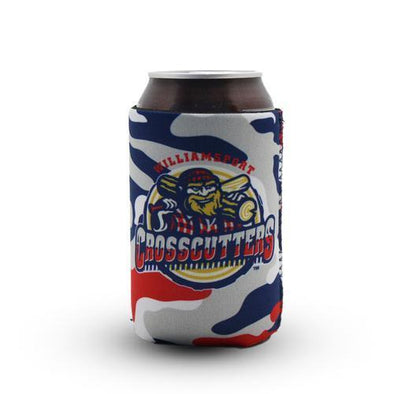 Williamsport Crosscutters Camo Can Koozie