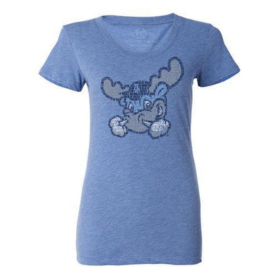 Wilmington Blue Rocks Ladies Lt. Blue Spelled Out Tee