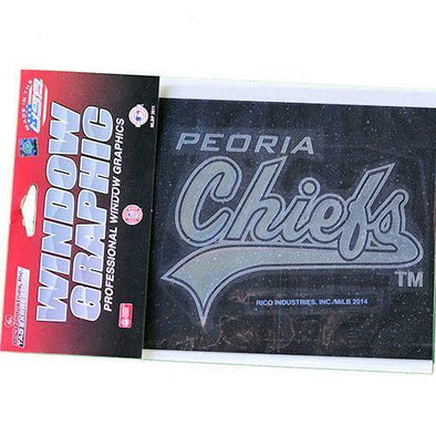 Peoria Chiefs Window Decal