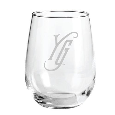 Yard Goats Wine Glass