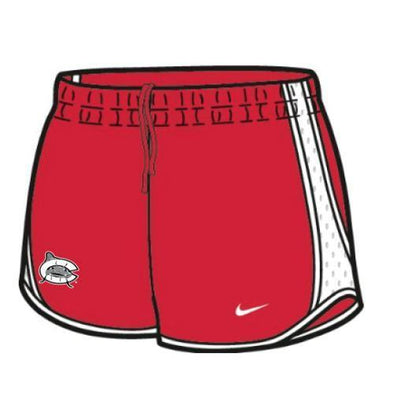 Carolina Mudcats Women's Red Nike Dri Tempo Short