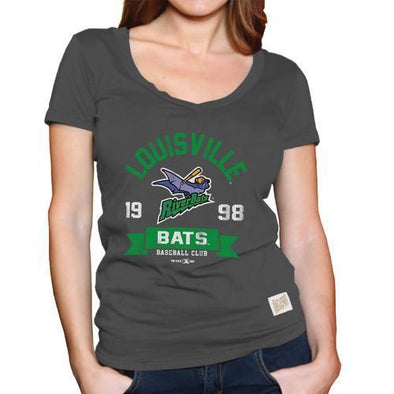 Louisville Bats Women's Riverbats V-Neck Relaxed Tee