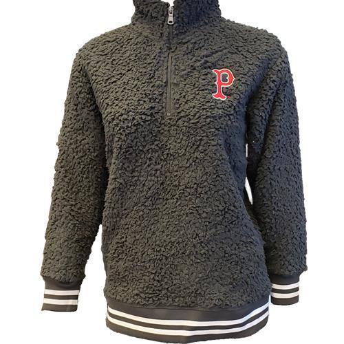 Pawtucket Red Sox Charcoal Women's Sherpa Plain P Pullover