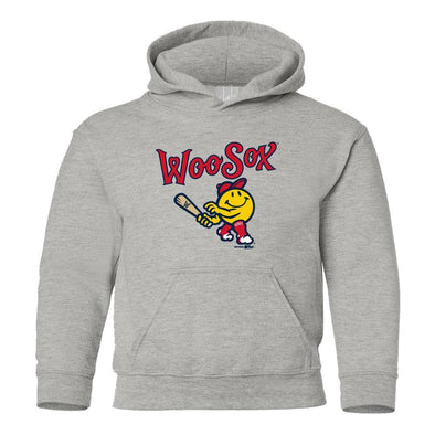 Worcester Red Sox Gray Youth Primary Hood