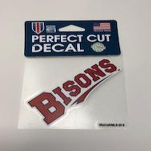 Buffalo Bisons 4 x 4 Decal - Wordmark