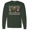 Amarillo Sod Poodles Forest Green Adult Christmas L/S Tee