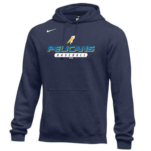 MYRTLE BEACH PELICANS NIKE YOUTH NAVY MILB1 HOODY