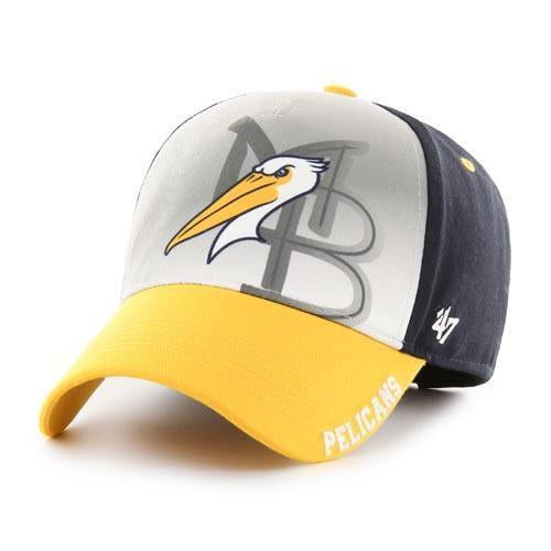 Myrtle Beach Pelicans 47 BRAND YOUTH OFFSET MVP ADJUSTABLE CAP