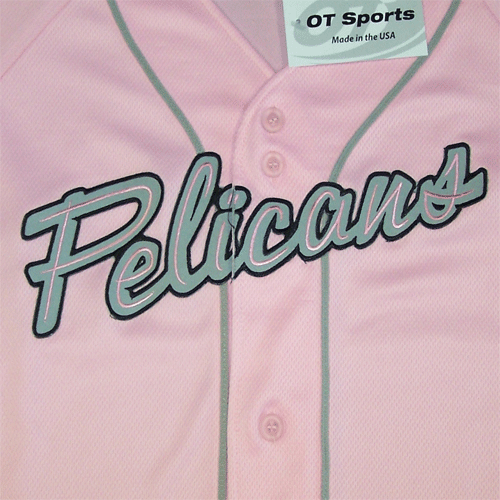 MYRTLE BEACH PELICANS OT SPORTS YOUTH - PINK REPLICA JERSEY