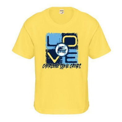 Charlotte Stone Crabs YOLO Youth Tee - Banana