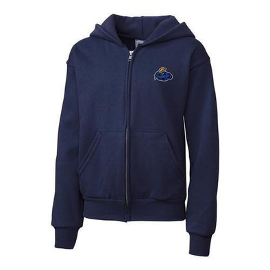 Trenton Thunder Youth Navy Full Zip Hooded Sweatshirt