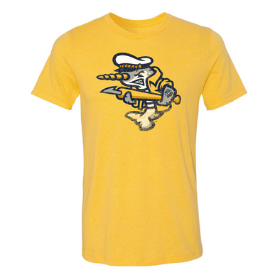 Norwich Sea Unicorns Yellow Vintage Tee