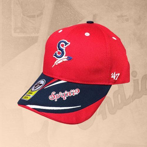 Spokane Indians Youth Baloo MVP Red Adj Cap