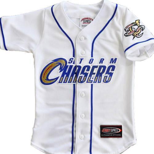 Omaha Storm Chasers Storm Chasers Replica Youth White HOME Jersey