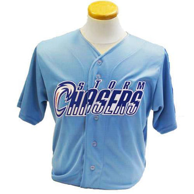 Omaha Storm Chasers Storm Chasers Replica Youth Powder Blue Alternate Jersey