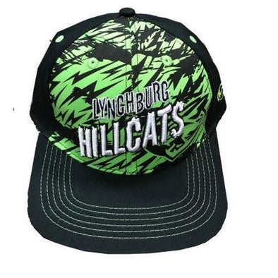 Lynchburg Hillcats Youth Flash Lime/Black Cap