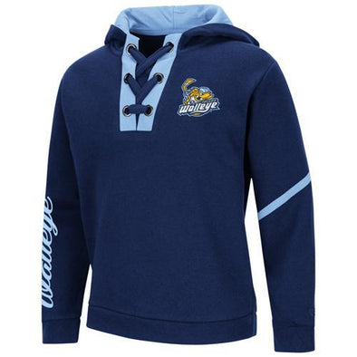 Toledo Walleye Rizzo Youth Girls Lace Up Hoodie