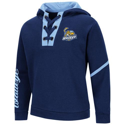 Toledo Walleye Rizzo Youth Girls Lace Up Hoodie