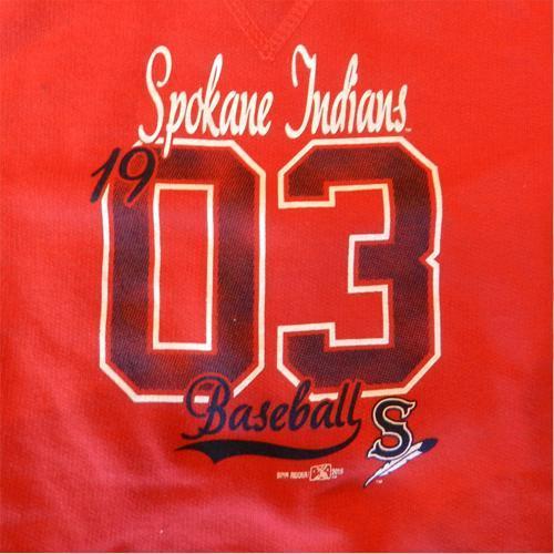 Spokane Indians Girls Slouchy Red Pullover