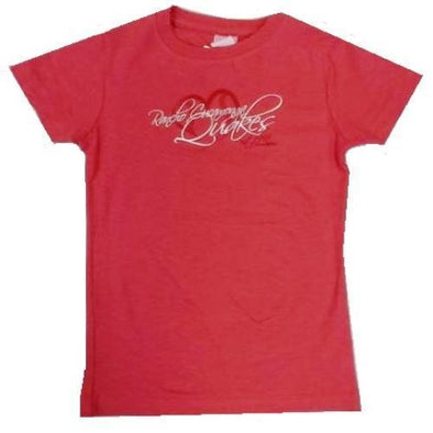 Rancho Cucamonga Quakes Youth Hot Pink Heart Tee