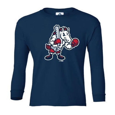 Youth Long Sleeve Alternate Tee Navy