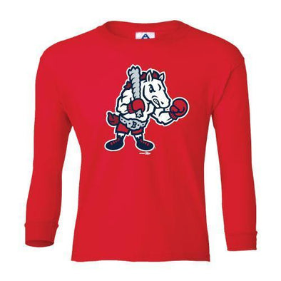 Youth Long Sleeve Alternate Tee Red