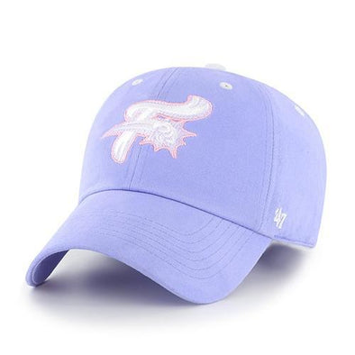 Reading Fightin Phils Youth '47 Clean Up Lavender F-Fist Cap