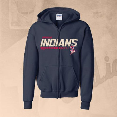 Spokane Indians Youth Navy Full-Zip Sweatshirt
