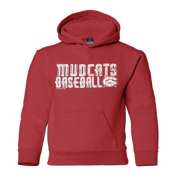 Carolina Mudcats Youth Red Classic Fleece Hood