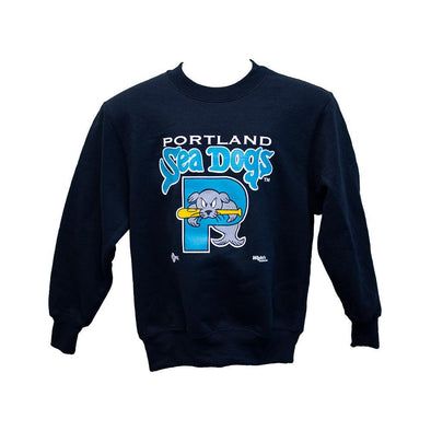 Retro Teal Youth Crew Sweatshirt
