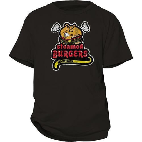 Hartford Steamed Cheeseburgers Youth T-Shirt in Black