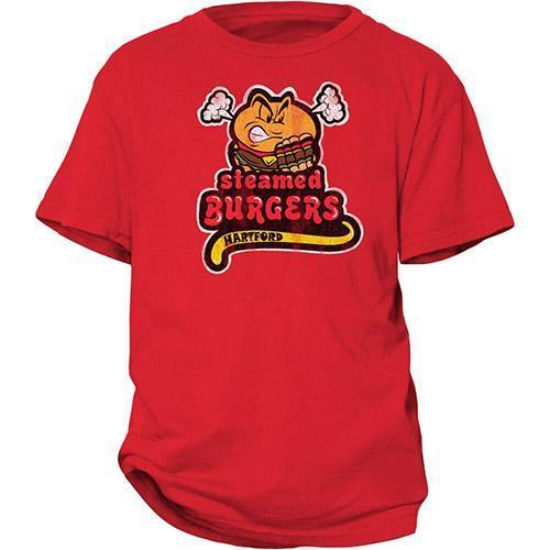 Hartford Steamed Cheeseburgers Youth T-Shirt in Red