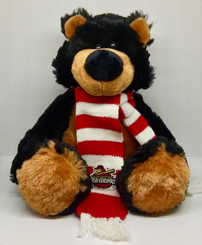 Rochester Red Wings Ziggy Bear with Scarf
