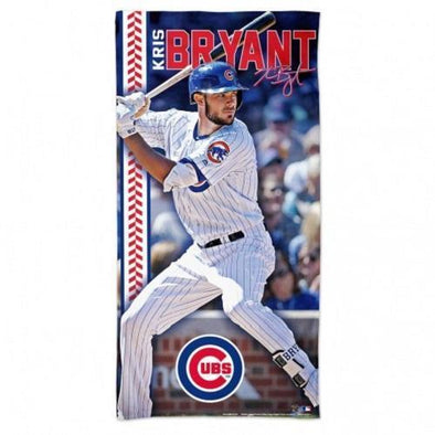 Chicago Cubs Kris Bryant Beach Towel