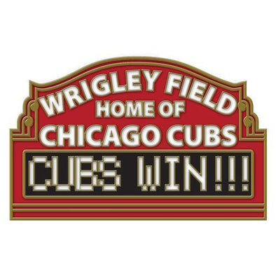 Chicago Cubs "CUBS WIN" Lapel Pin