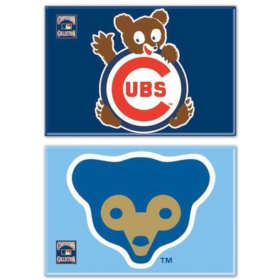 Chicago Cubs Cooperstown 2 Pack Magnet